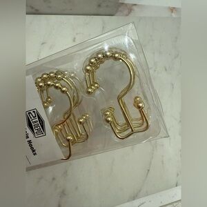 Gold Shower Curtain Hooks